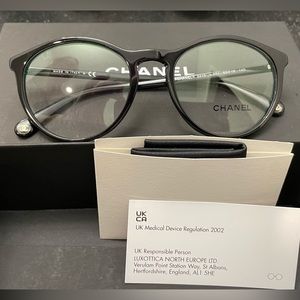Chanel 3413 c.501 53-19-140 eyewear authentic eyeglasses glasses